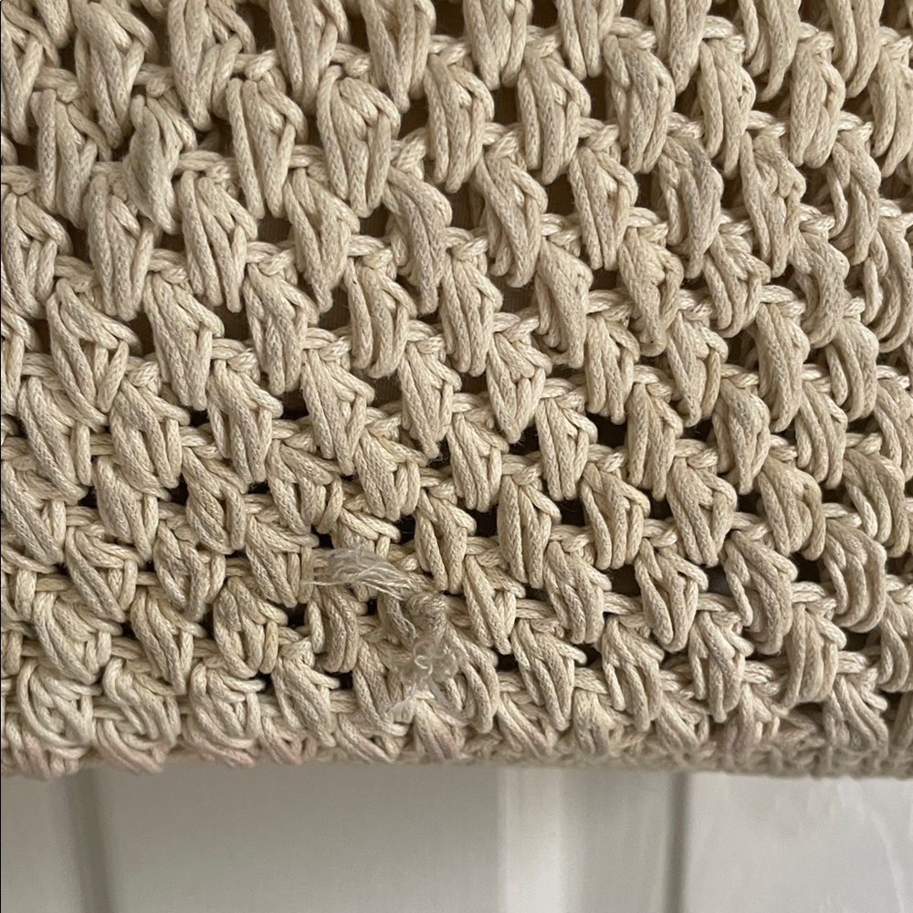 Black and Cream Coastal, Boho Shoulder Bag - Picture 6 of 8